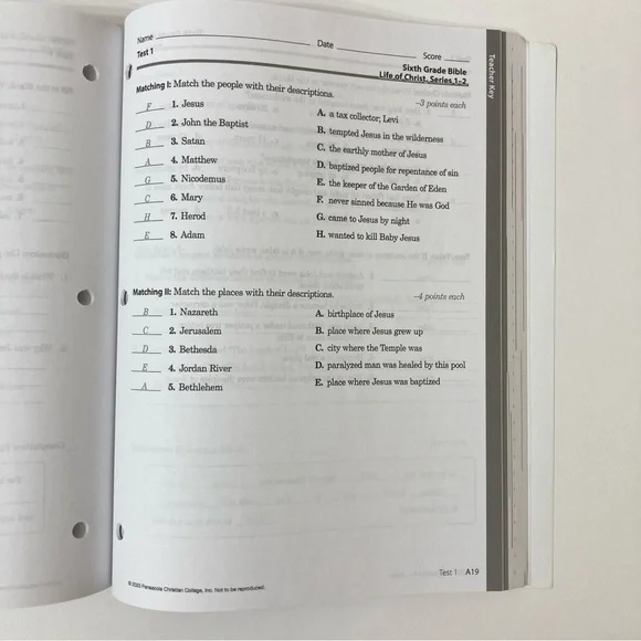 Abeka Homeschool Grade 6 Video Manual - Picture 7 of 12